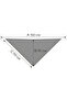 Women's Yumoş Knitwear Blue Shawl Triangle Poncho 32026 - 4