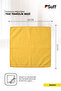 Jasmin Microfiber Dust Cleaning Cloth 40X40 cm Yellow - 6