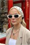 Unisex Vintage Sunglasses Cream - 2
