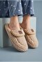 Women's Patterned Plush Non-Slip Lightweight Sole Furry Slippers House Slippers - 5