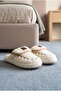 Women's Patterned Plush Non-Slip Lightweight Sole Furry Slippers House Slippers - 3