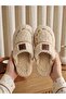 Women's Patterned Plush Non-Slip Lightweight Sole Furry Slippers House Slippers - 2