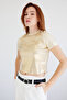 Metallic Tricot T-Shirt - 2