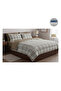 Single Bedding Set 120/200 Non-Elastic Fitted Sheet Quilt 140/220 Custom Size - 6