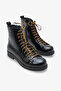 Mulins Women's Genuine Leather Boots - Black Patent Leather - 2