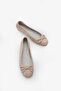 Nobelle Women's Genuine Leather Ballerinas - Mink Suede - 3