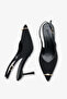 Nonba Women's Heeled Shoes with Accessories - Black Nubuck - 5