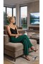 Green Pants & Sweatpants, Casual Home Wear Pajama Bottoms - 7