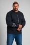 Large Size Crew Neck Sweat Double Face 25707 Navy Blue - 2