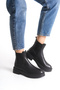 Noire Women's Casual Chelsea Boots Black - 5