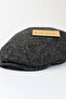 Men's Cap Hat Dark Navy Blue Standard Size 1. Grade Yarn Wool Fabric (Special Product) - 6