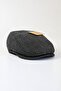 Men's Cap Hat Dark Navy Blue Standard Size 1. Grade Yarn Wool Fabric (Special Product) - 4