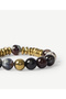 Hematite and Agate Sequential Bracelet - 3