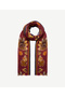 Large Floral Patterned Wool Shawl