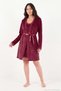 Lace Detailed Slit Nightgown with Dressing Gown Women's Nightgown 6097200 - 6