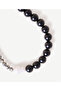 Natural Stone Rowed Large Shaped Pendant - 2