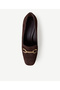 Suede Thick Heeled Shoes - 6