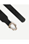 Leather Look Elastic Waist Belt - 2