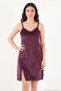 Lace Detailed Slit Nightgown with Dressing Gown Women's Nightgown 6097200 - 3