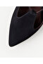 Suede Low Heel Shoes - 6