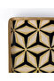 Geometric Patterned Aluminum Rectangular Tray (15X10X1 cm) - 3