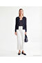 Regular Crew Neck Long Sleeve Cardigan - 2