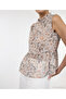 Regular Crew Neck Sleeveless Blouse - 4