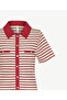 Regular Shirt Collar Short Sleeve T-Shirt - 5