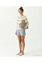 Regular Boat Neck Long Sleeve Sweater - 3