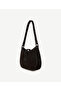 Baguette Leather Bag with Knitted Detail - 2