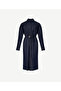 Denim Dress with Belt Detail - 5