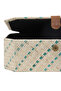 Leather Detailed Pandanus Rectangular Box (32X23X10 cm) - 2