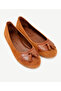 Tassel Detailed Leather Ballerinas - 4
