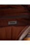 Leather Backpack with Shawl Print Pocket Detail - 5