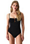 Black Nia Strapless Swimsuit - 2