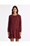 Plain Crew Neck Long Sleeve Dress - 2