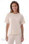 Gardenya Hallie Shawl Patterned Short Sleeve Pants Pajama Set - 2
