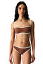 Brown Quick Dry Fiona Mid-Waist Bikini Bottom - 3