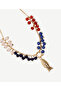 Glass Stone Detailed Fish Tail Pendant - 2