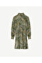 Long Sleeve Short Shirt Dress - 4