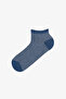 Men's Coastal Blues Striped 5 Pairs Booties Socks - 3