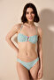 Bloom Chic Textured Multicolor Bikini Bottom - 4