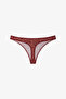 Ditsy Leo Leopard Patterned 3-Piece Thong - 4