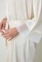 Rochie Roses Satin Crem - 3