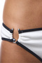 White Nicole Buckle Bikini Bottom - 5