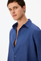 Men's Navy Blue Midnigt Air Long Sleeve Shirt - 4