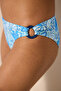 Shell Side Blue Multicolor Bikini Bottom - 3
