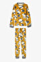 Mustard Boys' Animals Thermal Effect Pajama Set
