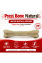 Press Bone Dog Chew Treat (8 Inch, 6 Pcs) - 4