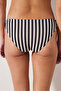 Alia Slip Glitter Striped Bikini Bottom - 2